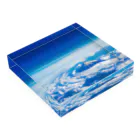 Umageの富士山（Mt.Fuji） Acrylic Block :placed flat