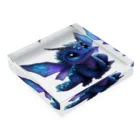 mihtchanのダイアモンドドラゴン Acrylic Block :placed flat