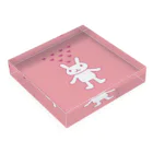 AROMA☆LOVELYのLOVELY♡RABBIT Acrylic Block :placed flat