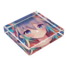 samefudeのAI美少女コレクション Acrylic Block :placed flat