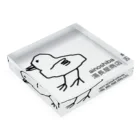 湯長屋商店のぴいよ Acrylic Block :placed flat