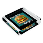 hAngryの【ハンバーガー】hAngry  Acrylic Block :placed flat