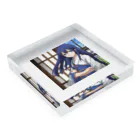 the blue seasonの野村 みさき Acrylic Block :placed flat