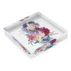 bouquetのbouquet　花束 Acrylic Block :placed flat