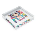 yamnetの季節をテーマにした美しいイラスト Acrylic Block :placed flat