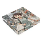 底辺の底辺好きな事を気ままに…。の走る元気な女の子 Acrylic Block :placed flat