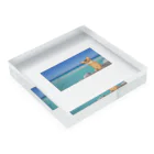 Akijiのアビにゃん Acrylic Block :placed flat