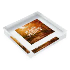 KSK SHOPのHELLO AUTUMN Acrylic Block :placed flat