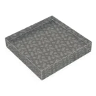 B-catの微生物パターン灰_アイテムいろいろ Acrylic Block :placed flat