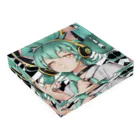 VOCALOID風な商品をのVOCALOID風 猫耳ちゃん Acrylic Block :placed flat