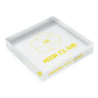 MOON ISLANDのMOON ISLAND No.4 flower Acrylic Block :placed flat