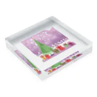 96yukiのクリスマスグッズ Acrylic Block :placed flat