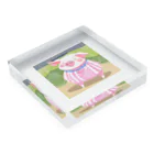 Yumexの豚のブーちゃん Acrylic Block :placed flat