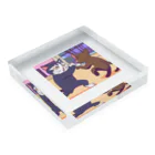 ブギーズのタイマン猫 Acrylic Block :placed flat