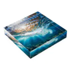 bennkeinomiseのThe light being absorbed by the sea Acrylic Block :placed flat