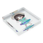 広東もなグッズのマッタイラちゃんグッズ Acrylic Block :placed flat
