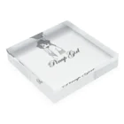 BONBONのPinup girl Acrylic Block :placed flat