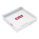 CI&T JapanのCI&Tグッズ Acrylic Block :placed flat