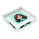 ニューライフマサラショップのマサラちゃんグッズ Acrylic Block :placed flat