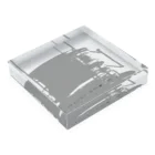 yama-Rの煙突 Acrylic Block :placed flat