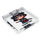 oosakanoojisannの子供侍シリーズ Acrylic Block :placed flat