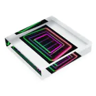 Association Against Mirroring SelfiesのAbstract_Neonsign Acrylic Block :placed flat