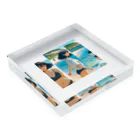 okinawa-okinawa-okinawaの夏の思い出１ Acrylic Block :placed flat