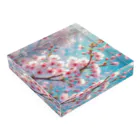 終わらない夢🌈の美しい桜🌸✨ Acrylic Block :placed flat
