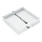 着る文字屋のクラシックバレエ部 Acrylic Block :placed flat