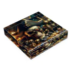 NikuQAIのShadowed Treasures: The Pirate's Legacy Acrylic Block :placed flat