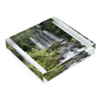 M'sROCKの唐澤の滝 Acrylic Block :placed flat