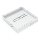 RS JAPANのAlexander ＆BlackBerry Acrylic Block :placed flat