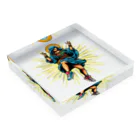 Kuris-DesignのLiving is like Dancing. Acrylic Block :placed flat