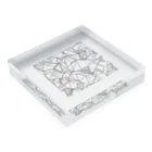 jewel_beのフローライト Acrylic Block :placed flat