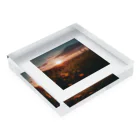 kam-kam0713の夕暮れ時の景色 Acrylic Block :placed flat