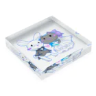 アートワークスみいねこのウェディング Acrylic Block :placed flat