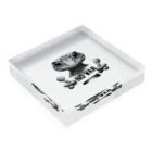 WildWondersのTane　NoWar Acrylic Block :placed flat