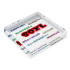 e430のSOXLホルダーによるSOXLホルダーのためのSOXLアイテム Acrylic Block :placed flat