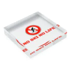 ダレトク商店のNO SKI NO LIFE Acrylic Block :placed flat