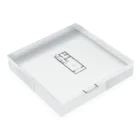 Liracの間取り図 Acrylic Block :placed flat