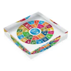 happiness_shopのSDGs（持続可能な開発目標） Acrylic Block :placed flat