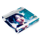 dou-douのblue girl Acrylic Block :placed flat