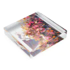 AQUAMETAVERSEの華麗な花束　ラフルール　1859 Acrylic Block :placed flat