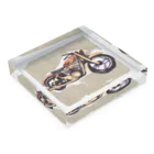 TILUのMotorcycle Acrylic Block :placed flat