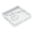 Maykasayaのゆいいつ生で食べられるキノコ Acrylic Block :placed flat