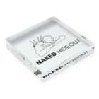 春田 秀一のNAKED HIDEOUT Acrylic Block :placed flat