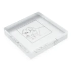 ha-rurururuのシンプル Acrylic Block :placed flat