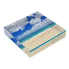 ALOHA from HAWAII 〜ハワイから愛を込めて〜のBLUE HAWAII Acrylic Block :placed flat