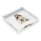 room-chaconneの寺町通りの貴子 Acrylic Block :placed flat