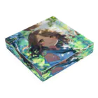 AQUAMETAVERSEのセーラー服の可愛い女の子　Tomoe bb 2712 Acrylic Block :placed flat